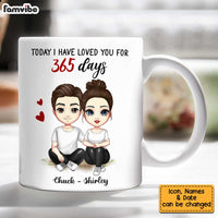 Personalized Couple Anniversary Mug JL155 85O34 thumb 1