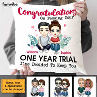 Personalized Couple Decide To Keep You Pillow JL162 85O47 thumb 1