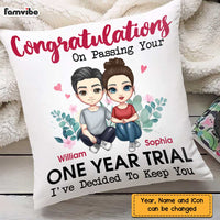 Personalized Couple Decide To Keep You Pillow JL162 85O47 thumb 1