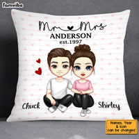 Personalized Couple Mr & Mrs Pillow JL182 30O34 thumb 1
