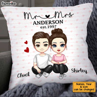 Personalized Couple Mr & Mrs Pillow JL182 30O34 thumb 1