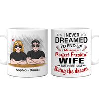 Personalized Husband Marrying A Perfect Wife Mug JL186 32O53 thumb 1