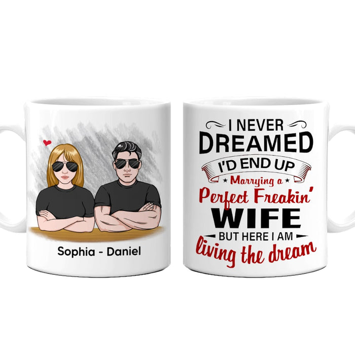 Personalized Husband Marrying A Perfect Wife Mug JL186 32O53 1