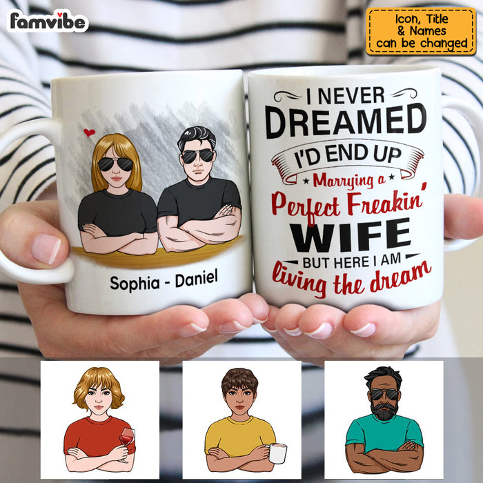 Personalized Husband Marrying A Perfect Wife Mug JL186 32O53 1
