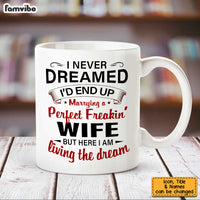Personalized Husband Marrying A Perfect Wife Mug JL186 32O53 thumb 1
