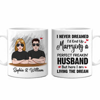 Personalized Wife Marrying A Perfect Husband Mug JL181 32O47 thumb 1