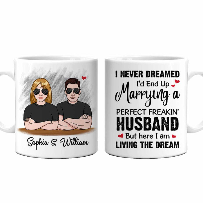 Personalized Wife Marrying A Perfect Husband Mug JL181 32O47 1