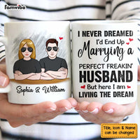 Personalized Wife Marrying A Perfect Husband Mug JL181 32O47 thumb 1