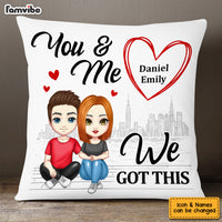 Personalized Couple You And Me Pillow JL166 23O53 thumb 1
