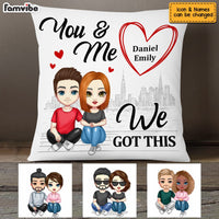 Personalized Couple You And Me Pillow JL166 23O53 thumb 1