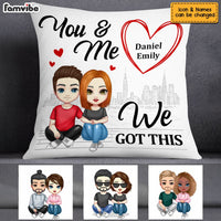 Personalized Couple You And Me Pillow JL166 23O53 thumb 1