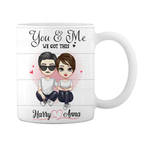 Personalized Couple You And Me Mug JL151 23O28 thumb 1