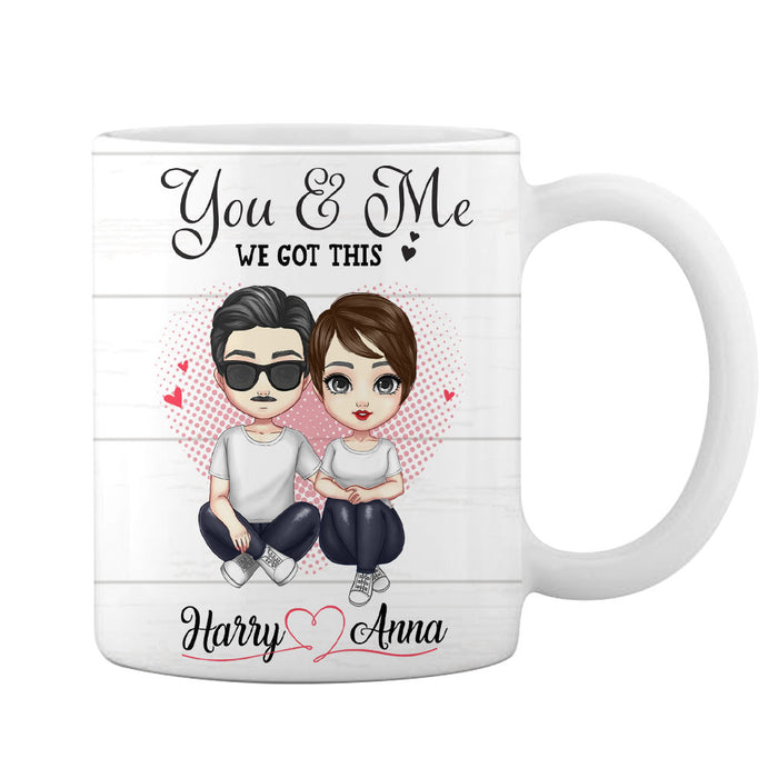 Personalized Couple You And Me Mug JL151 23O28 1