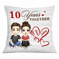 Personalized Anniversary Together Pillow JL168 23O34 thumb 1