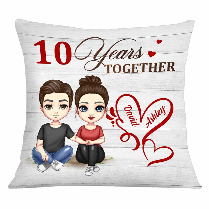 Personalized Anniversary Together Pillow JL168 23O34 1