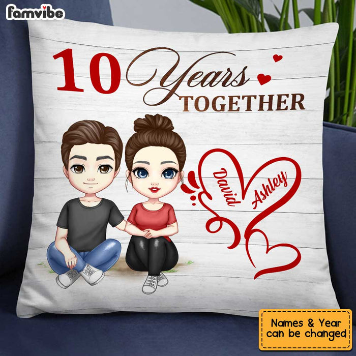 Personalized Anniversary Together Pillow JL168 23O34 1