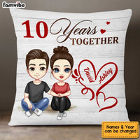 Personalized Anniversary Together Pillow JL168 23O34 thumb 1