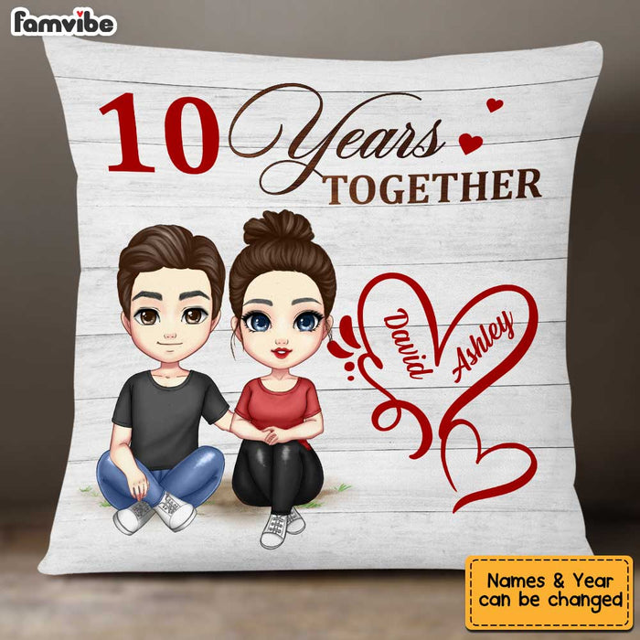 Personalized Anniversary Together Pillow JL168 23O34 1