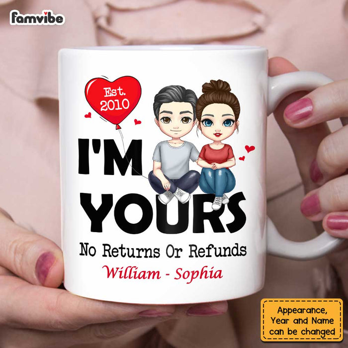 Personalized Couple I'm Yours Mug JL169 23O47 1