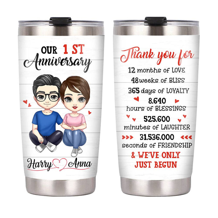 Personalized Anniversary Steel Tumbler JL161 85O28 1