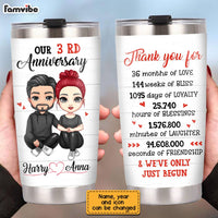 Personalized Anniversary Steel Tumbler JL161 85O28 thumb 1