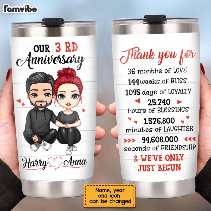 Personalized Anniversary Steel Tumbler JL161 85O28 1