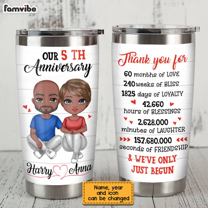 Personalized Anniversary Steel Tumbler JL161 85O28 1