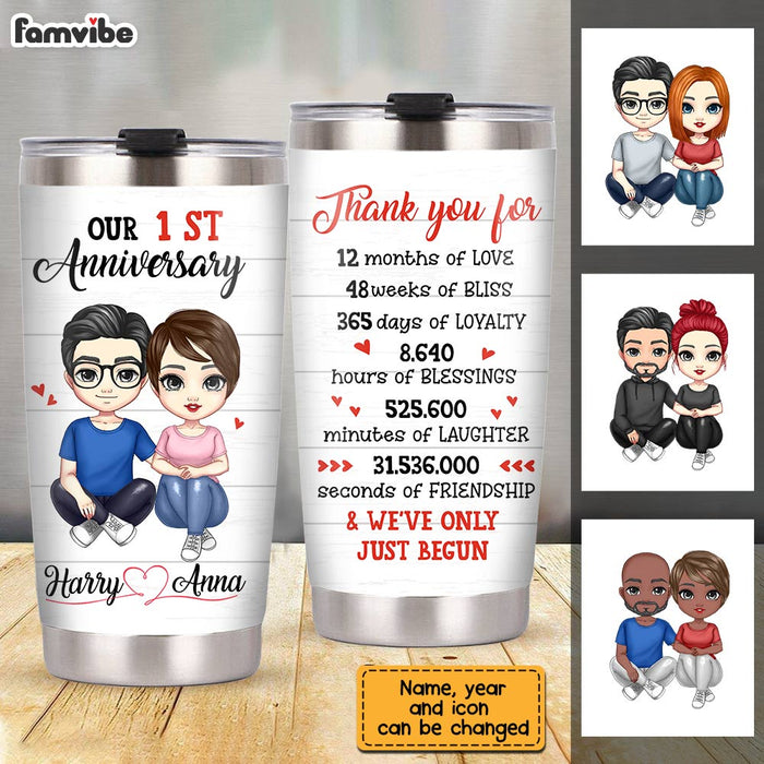 Personalized Anniversary Steel Tumbler JL161 85O28 1