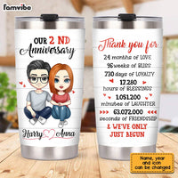 Personalized Anniversary Steel Tumbler JL161 85O28 thumb 1