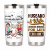 Personalized Anniversary Couple Steel Tumbler JL181 85O47 1