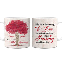 Personalized Anniversary Love Tree Mug JL161 23O53 thumb 1