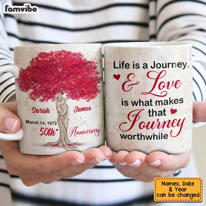 Personalized Anniversary Love Tree Mug JL161 23O53 1