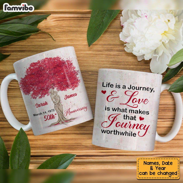 Personalized Anniversary Love Tree Mug JL161 23O53 1