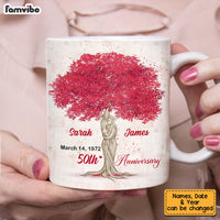Personalized Anniversary Love Tree Mug JL161 23O53 thumb 1