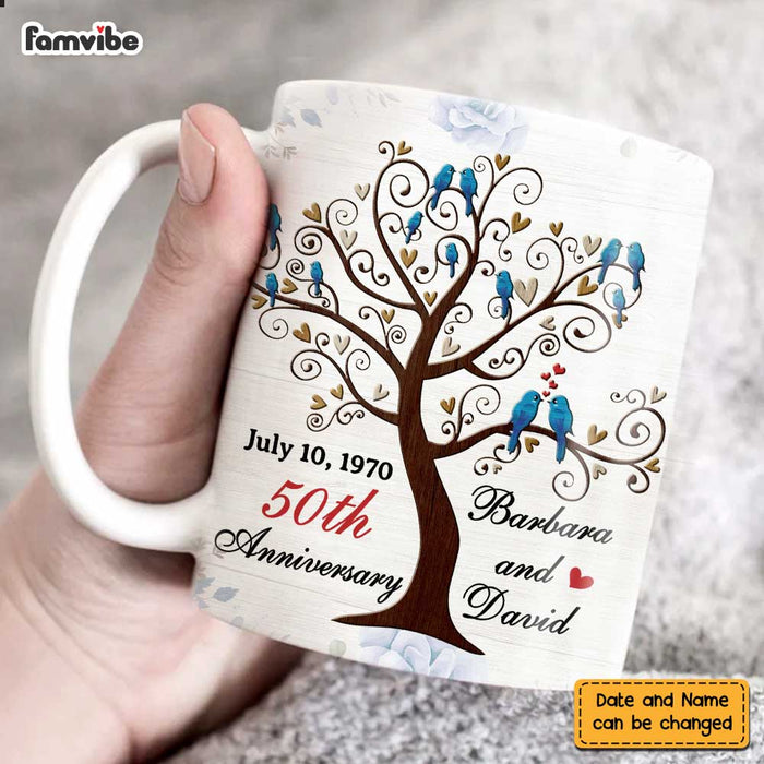 Personalized Anniversary Love Tree Mug JL181 23O47 1