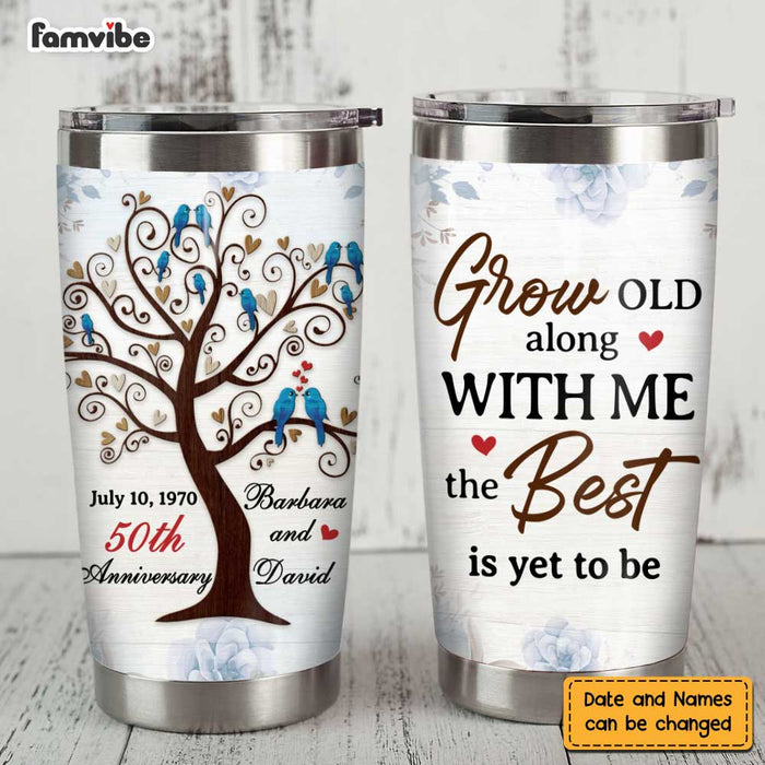 Personalized Anniversary Love Tree Steel Tumbler JL164 23O47 1