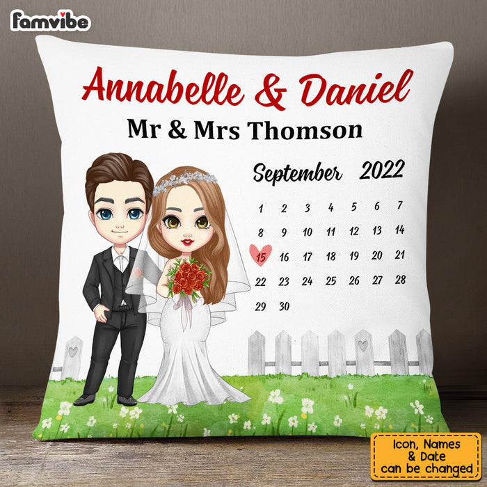 Personalized Wedding Pillow JL182 85O53 1