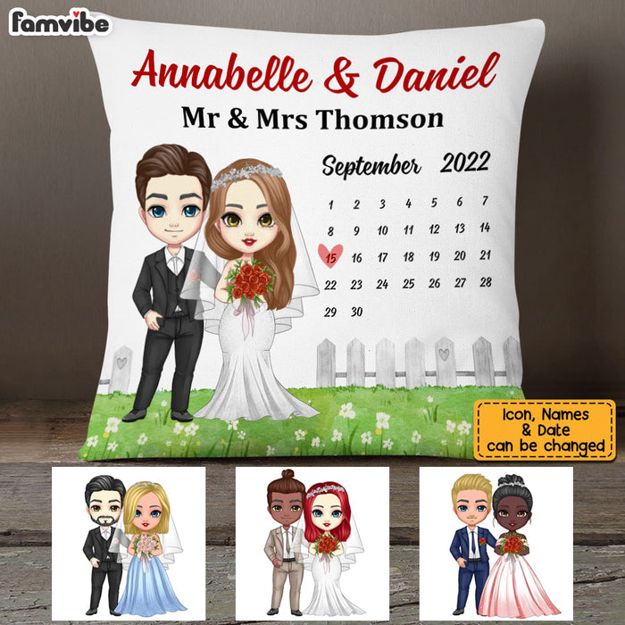Personalized Wedding Pillow JL182 85O53 1