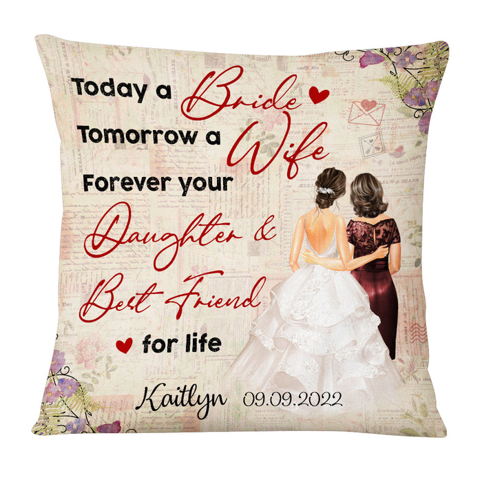 Personalized Mother Of The Bride Wedding Pillow JL192 32O53 1