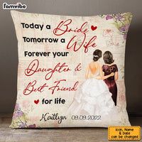 Personalized Mother Of The Bride Wedding Pillow JL192 32O53 thumb 1