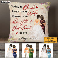 Personalized Mother Of The Bride Wedding Pillow JL192 32O53 thumb 1