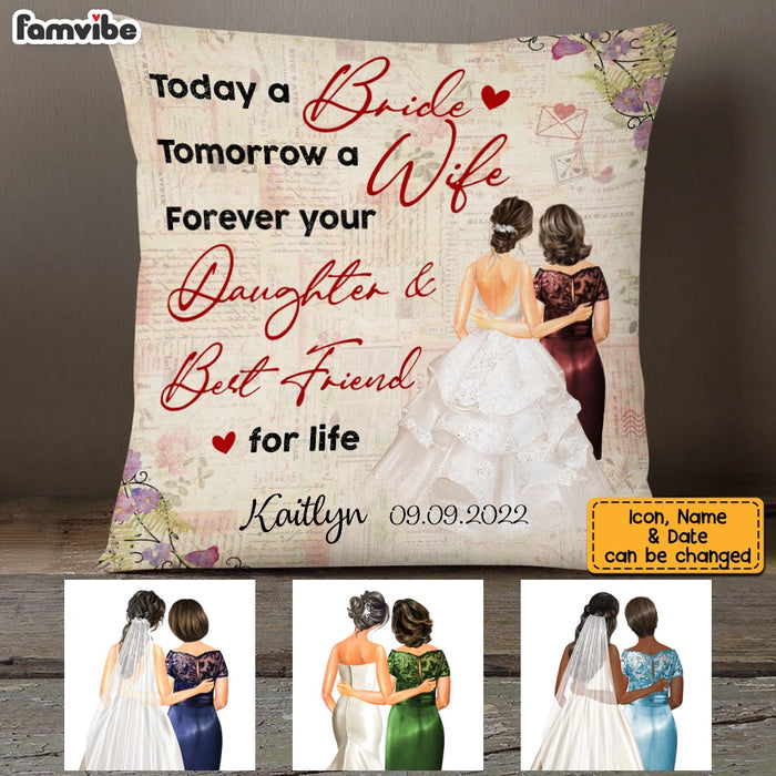 Personalized Mother Of The Bride Wedding Pillow JL192 32O53 1
