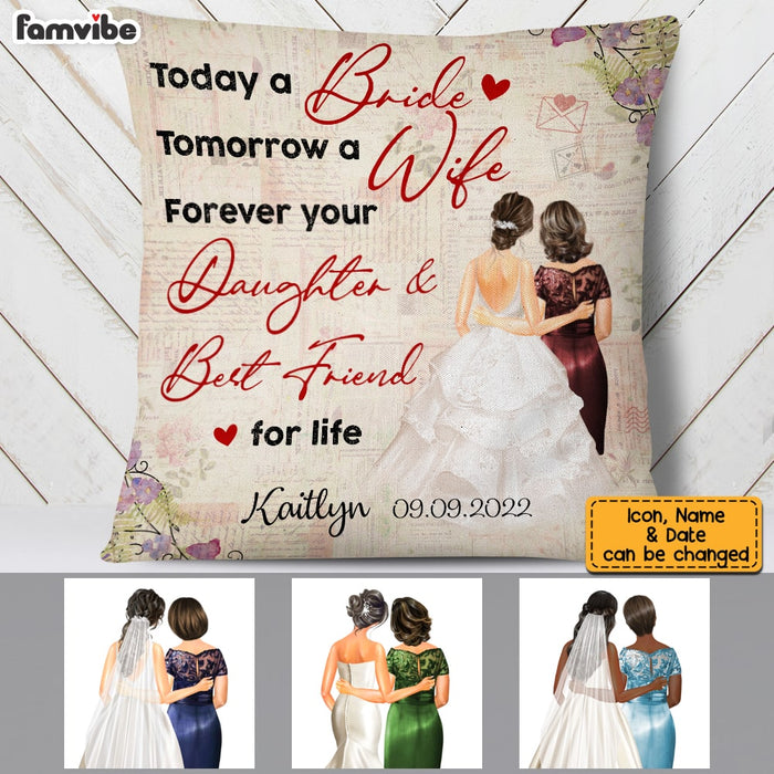 Personalized Mother Of The Bride Wedding Pillow JL192 32O53 1