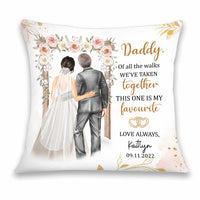 Personalized Father Of The Bride Wedding Pillow JL201 32O34 thumb 1