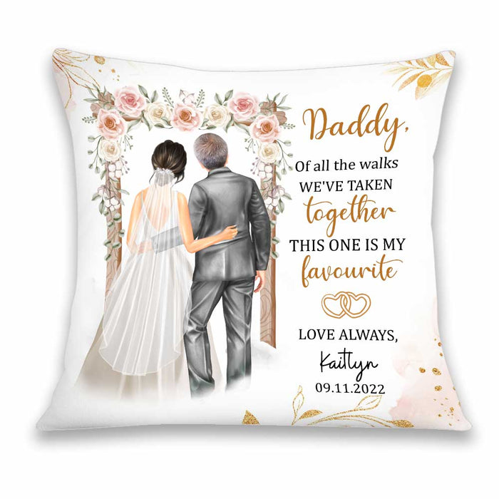 Personalized Father Of The Bride Wedding Pillow JL201 32O34 1