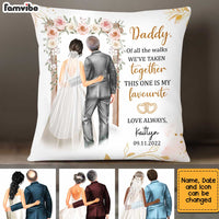 Personalized Father Of The Bride Wedding Pillow JL201 32O34 thumb 1