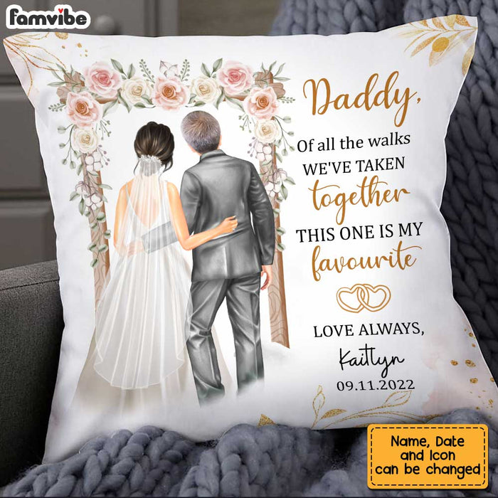 Personalized Father Of The Bride Wedding Pillow JL201 32O34 1
