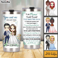 Personalized To My Fiancé Wedding Steel Tumbler JL202 32O34 thumb 1