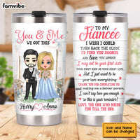 Personalized To My Fiancée Wedding Steel Tumbler JL204 32O28 thumb 1