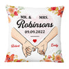 Personalized Mr & Mrs Wedding Pillow JL203 32O53 1
